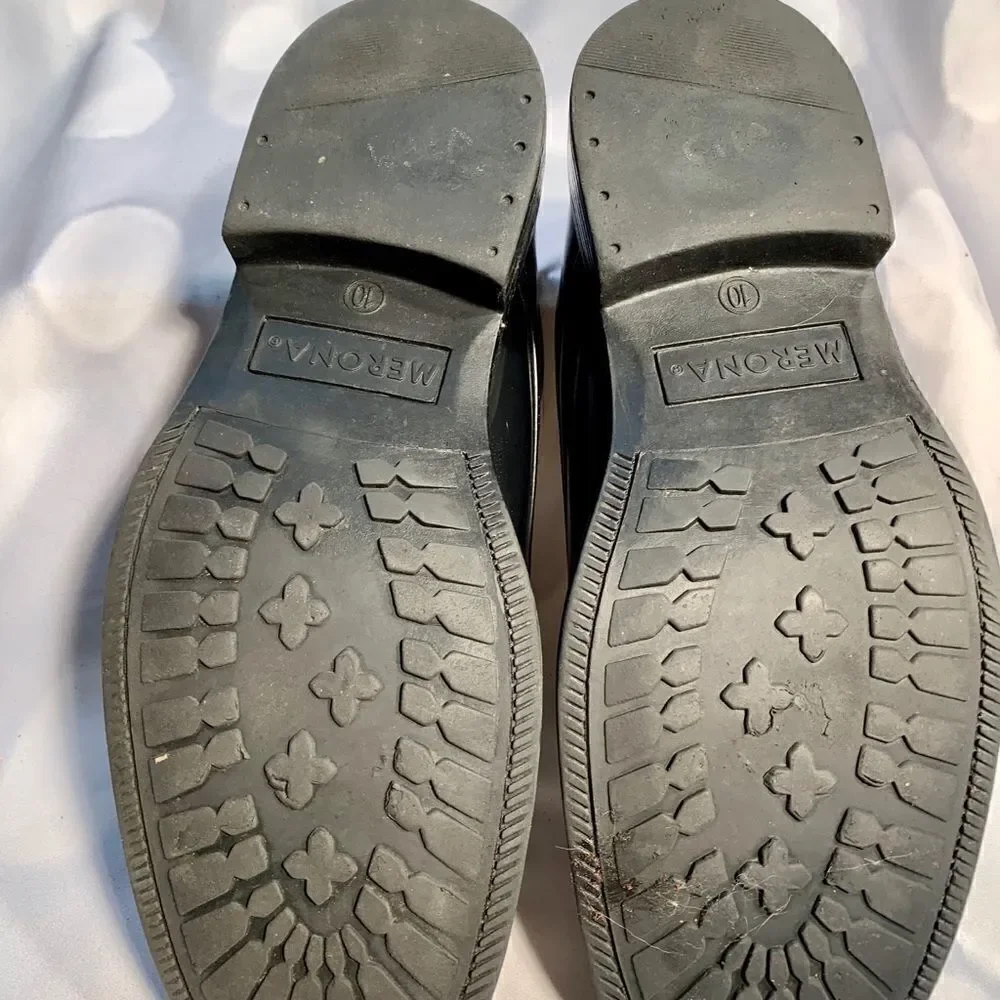 BLACK TIE UP SHOES by MERONA SIZE 10